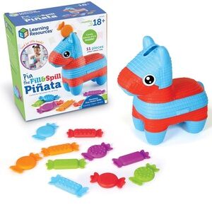 Learning Resources Pia the Fill & Spill Piñata – 11-Piece Set (18+ Months)